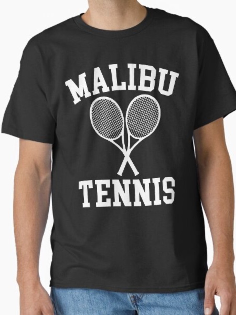 Malibu Tennis Short Sleeve T-Shirt - Black